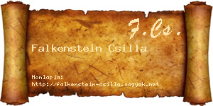 Falkenstein Csilla névjegykártya